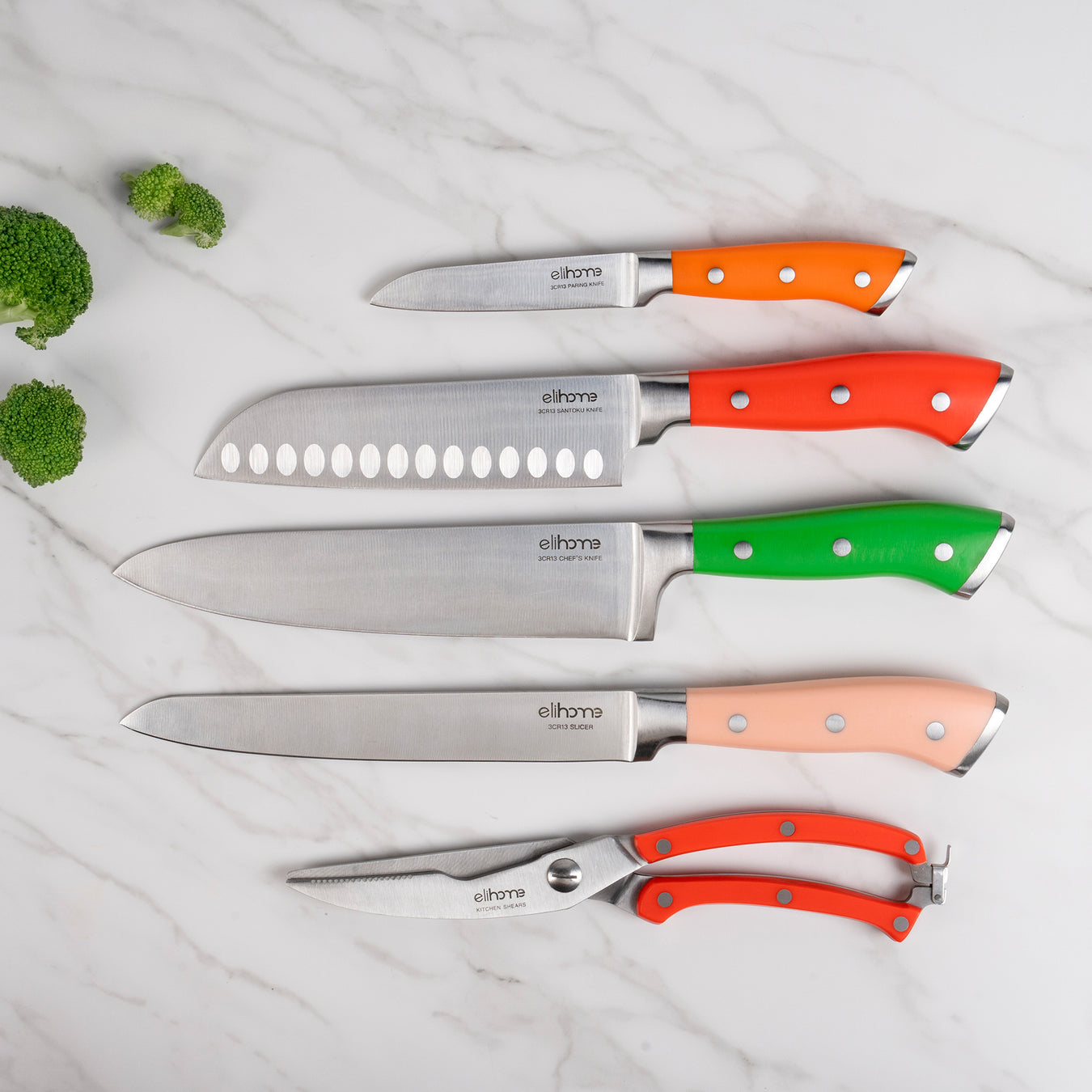 5-Piece Kitchen Knife Set