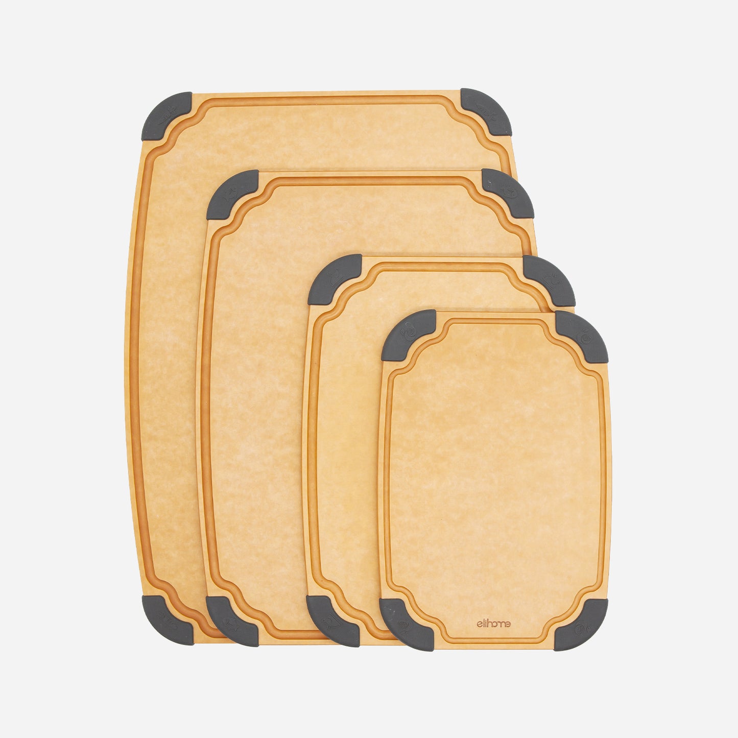 EssentIal Series 4-in-1 Cutting Board Set