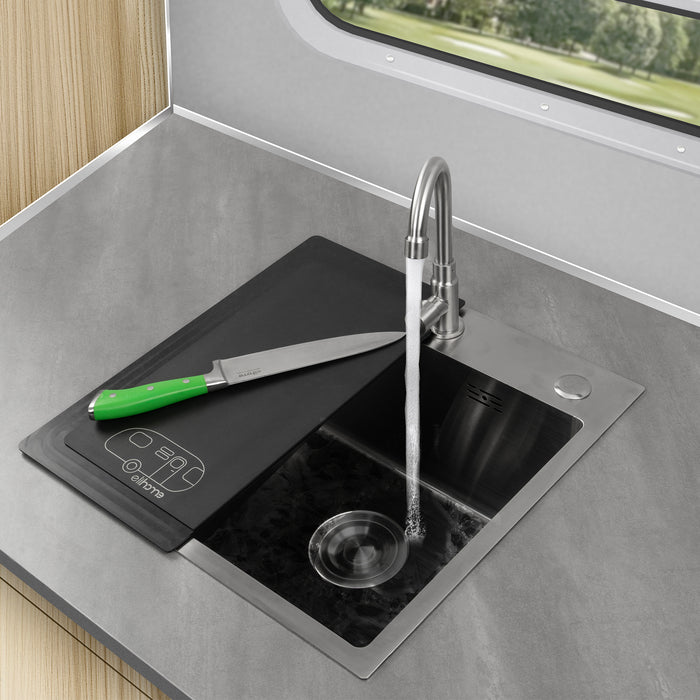 Camper Series Airstream Flying Cloud Multi Functional RV Sink Cover & Cutting Board