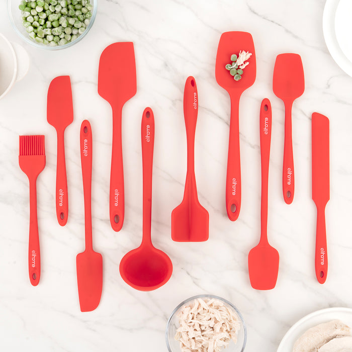Elihome 10 Piece Silicone Cooking Utensil Set