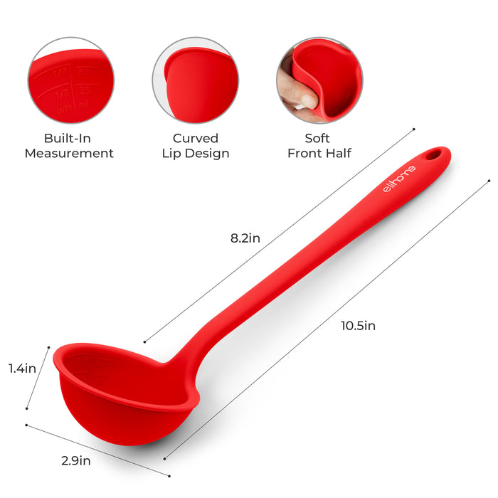 Elihome 10 Piece Silicone Cooking Utensil Set
