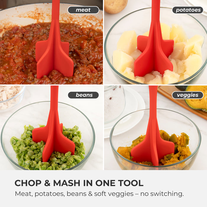 Elihome 5pcs Knife Set and 11 Piece Silicone Cooking Utensil Set