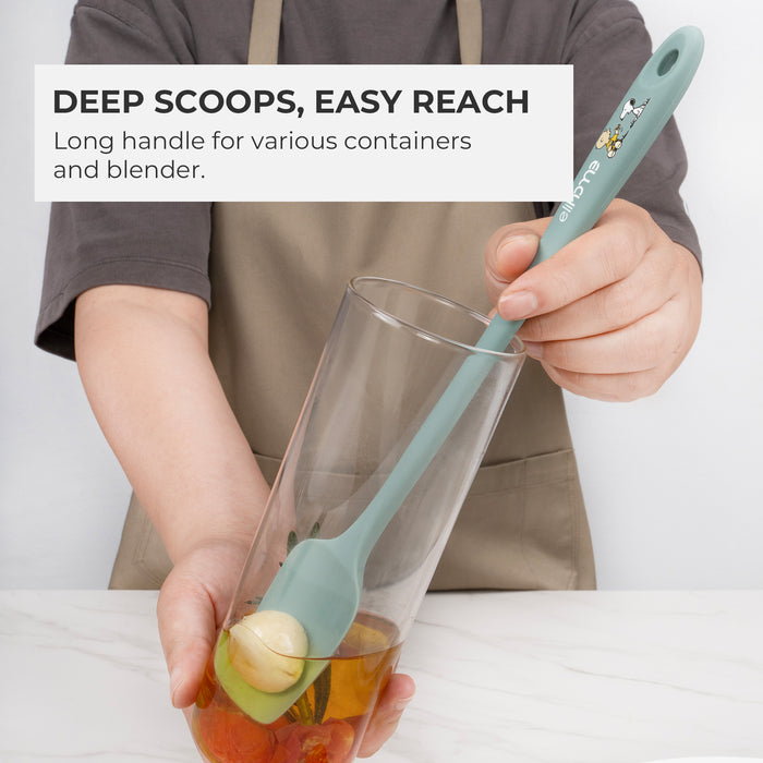 Elihome クラシック スパチュラ - 長さ11インチ x 幅2.2インチ