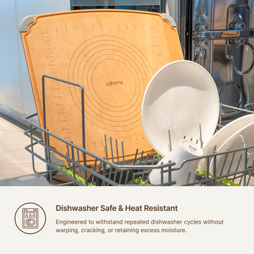 Elihome Multi-Purpose Baking & Pastry Board 18" x 15" - dishwasher safe and heat resistant