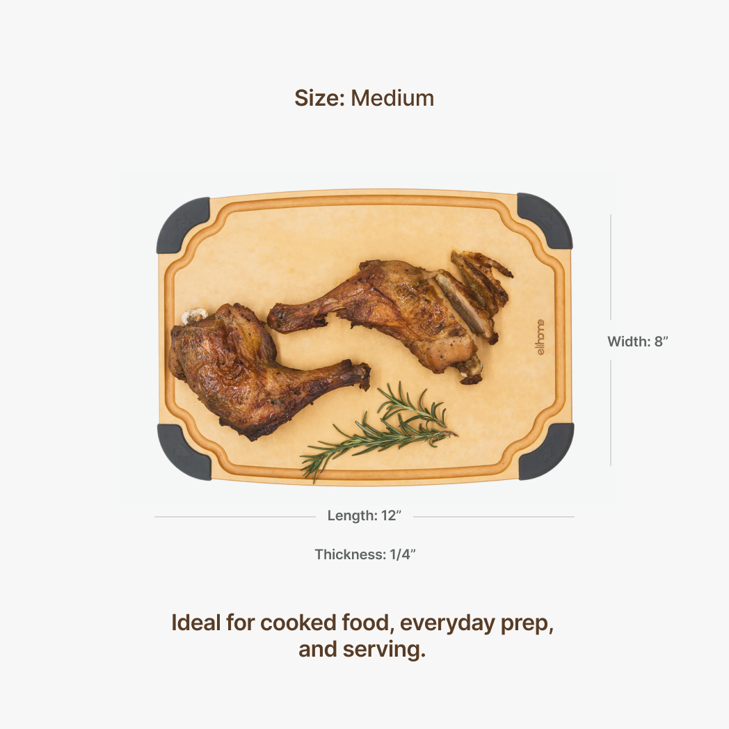 Elihome Essential Series Medium Cutting Board dimensions - 12