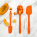 Orange Silicone Spatula | 3 Piece Silicone Spatula | Elihome