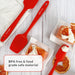 Red Silicone Spatula | 3 Piece Silicone Spatula | Elihome