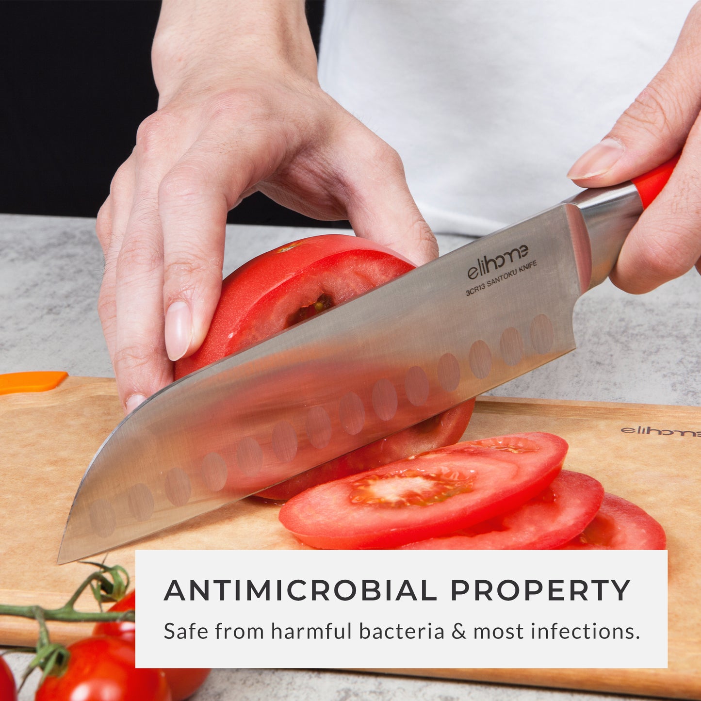 7 x 10 x 1/4 Cutting Board - Non Slip & Color Code - Small