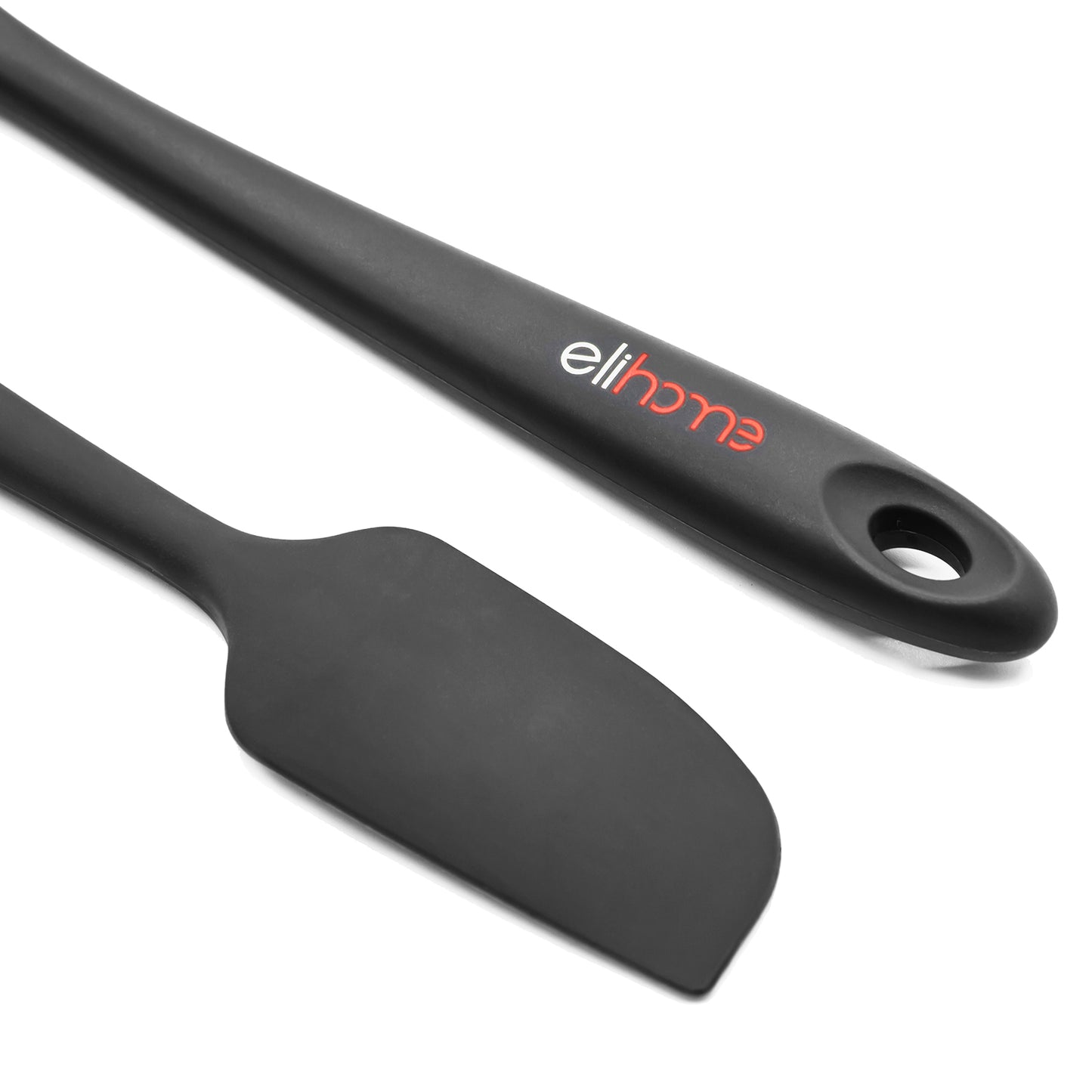 Black Silicone Spatula | 3 Piece Spatula Set | Elihome