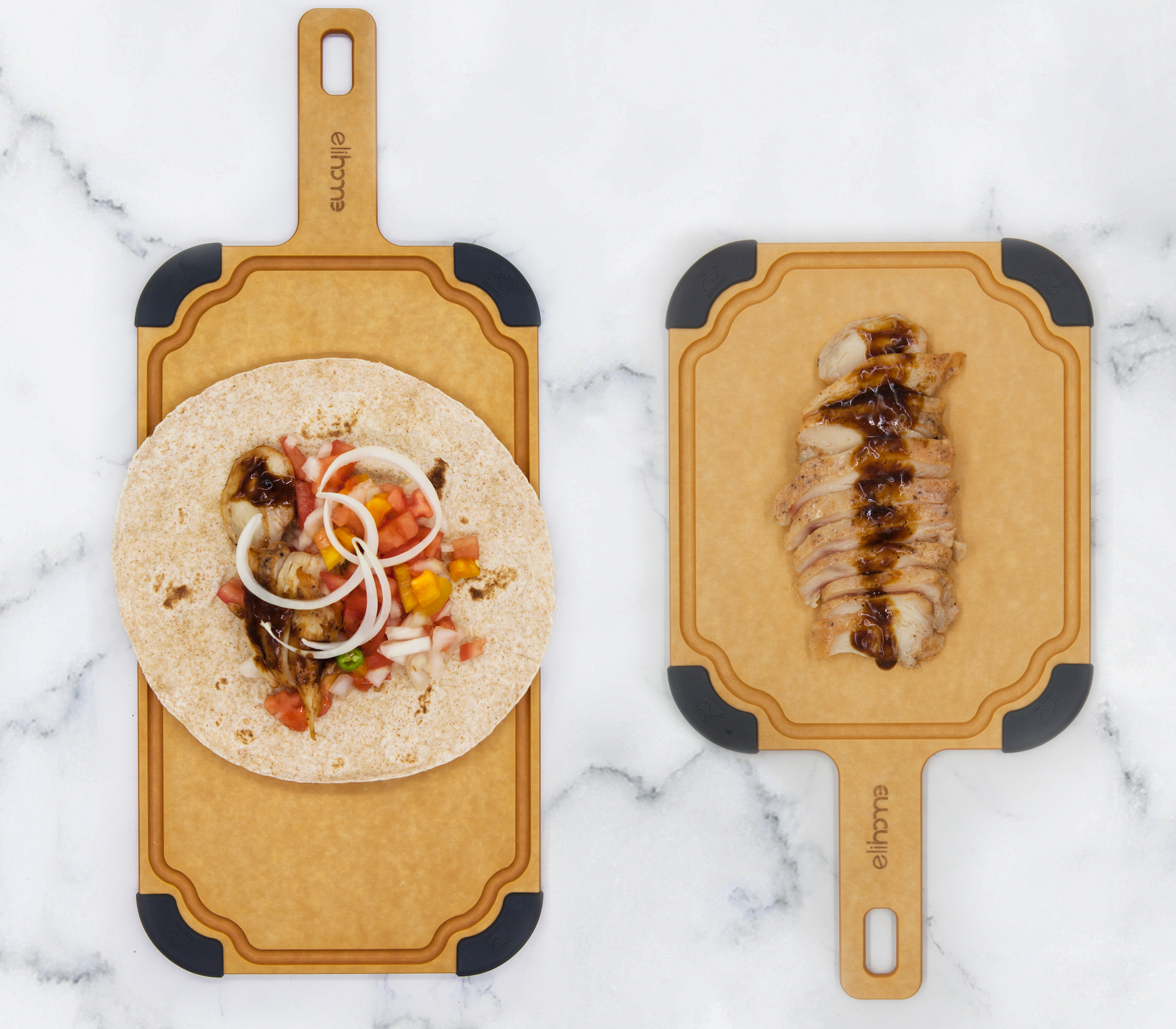 Paddle Series Cutting & Serving Board 2-in-1 Set