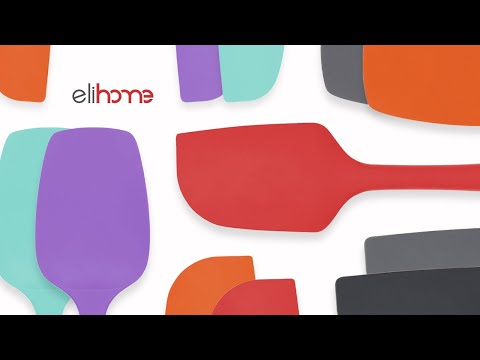 3 Piece Silicone Spatula Set - Orange